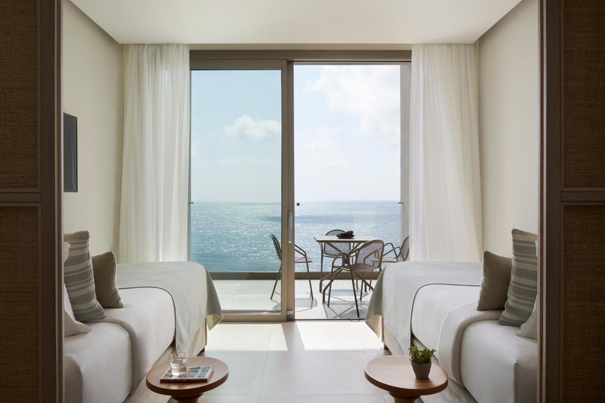 Family Room Sliding Door Sea View