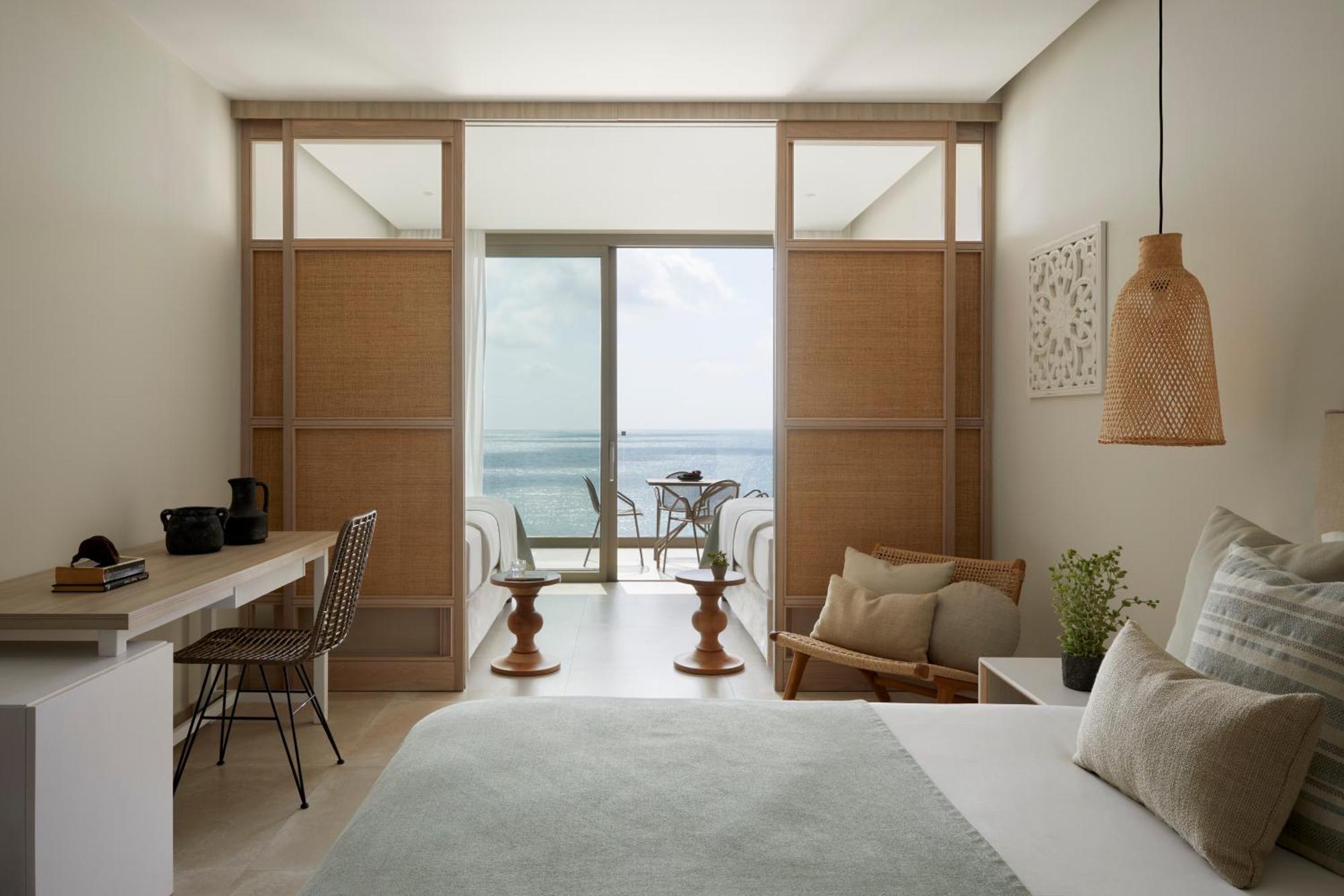Family Room Sliding Door Sea View