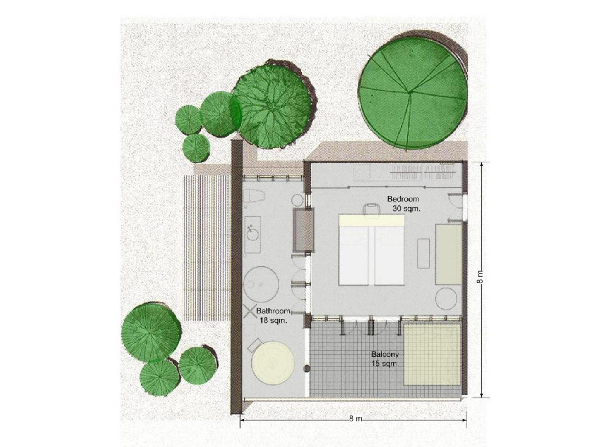 Deluxe Doppel-/Zweibettzimmer mit Balkon