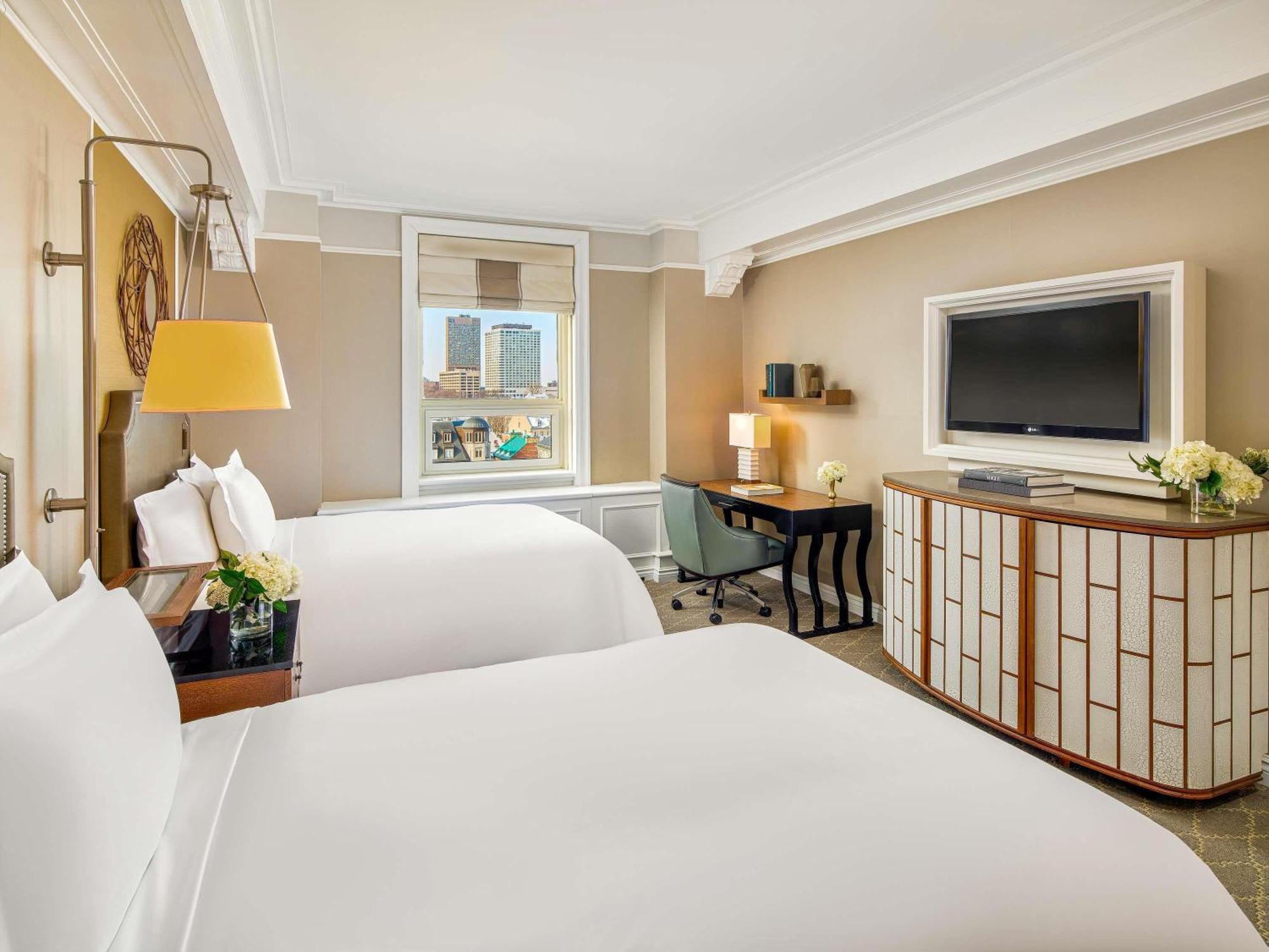 Deluxe Double Room Two Double Beds Courtyard View