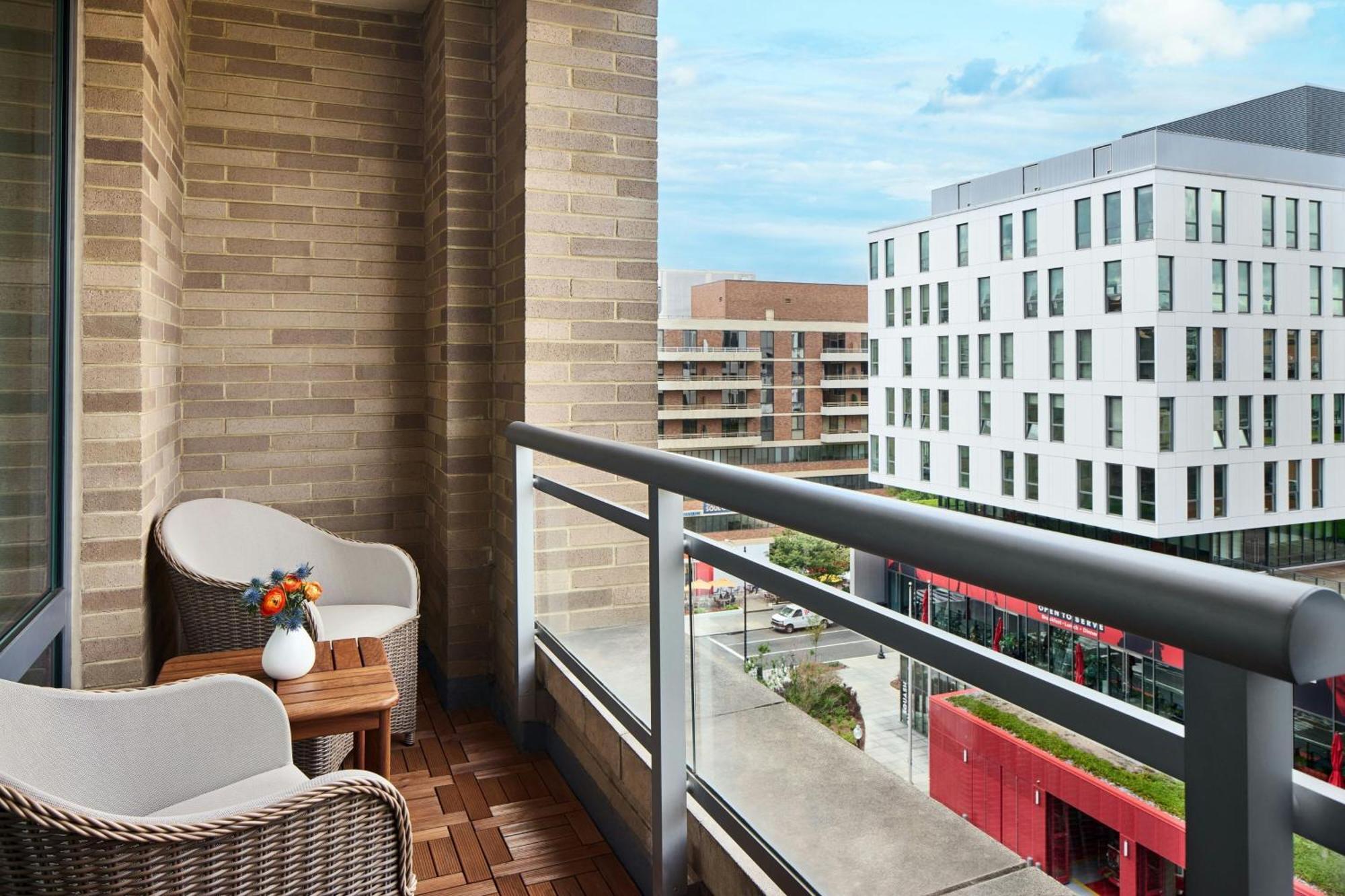 Premier Double Room Two Double Beds City View Balcony