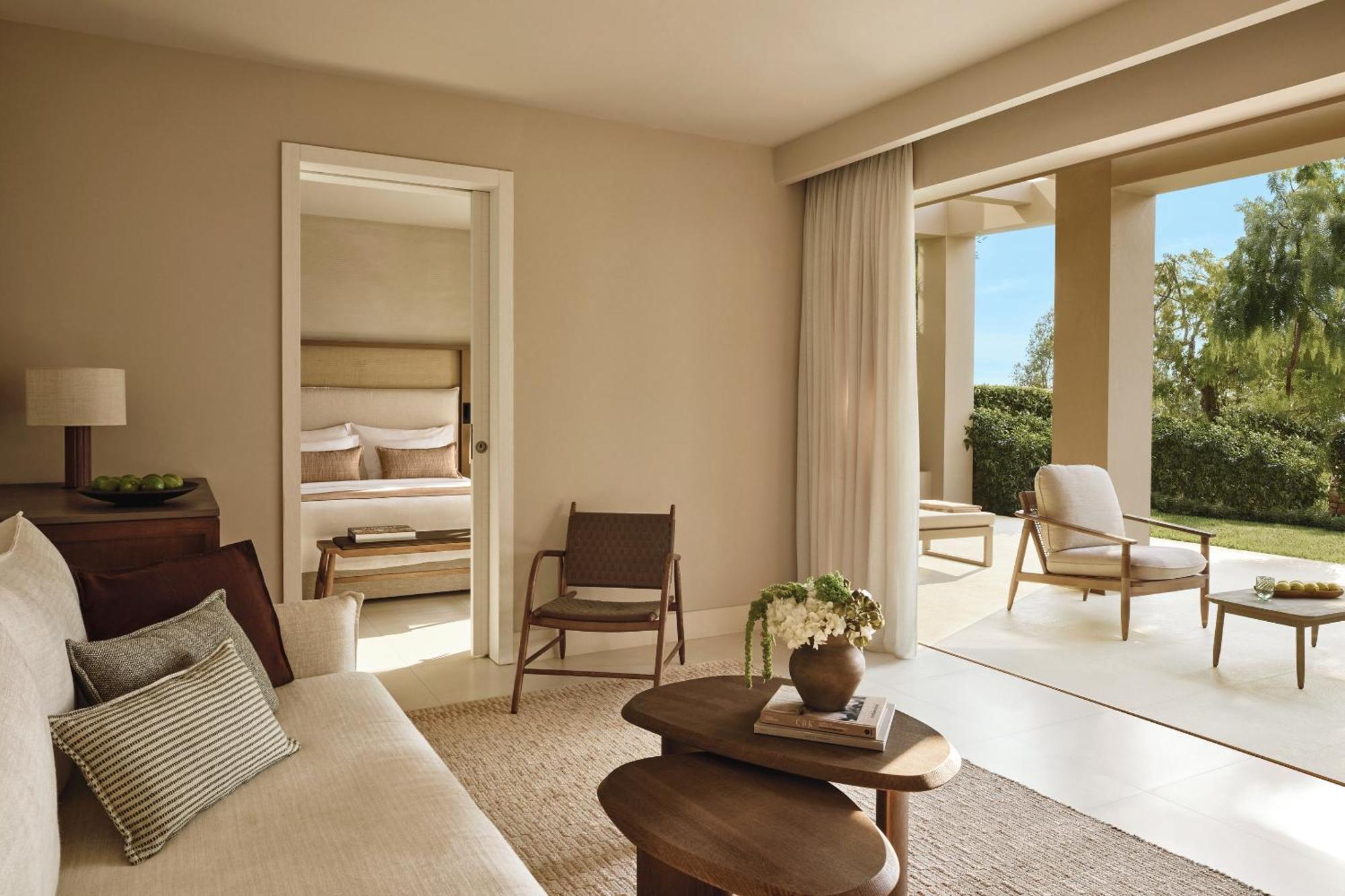 Suite Bungalow con 2 Camere da Letto, Giardino Privato e Vista Mare