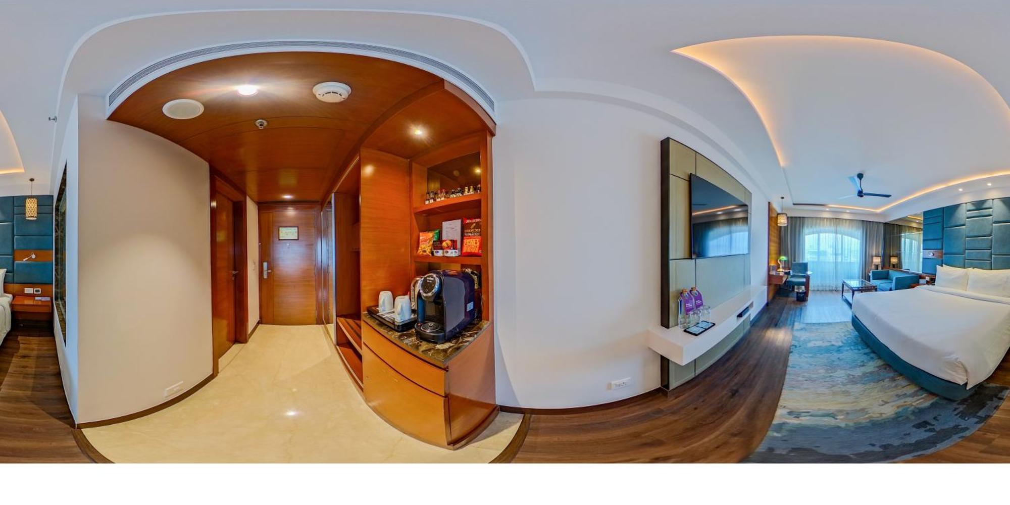 Double Room Enjoy INR 500 credit on buffet at Mosaic Restaurant Happy Hours 11 on Alcoholic Beverages 12 PM-6 PM Soft Beverages Except Dragon House 2 pints of House Beer per room once during Laundry Spa