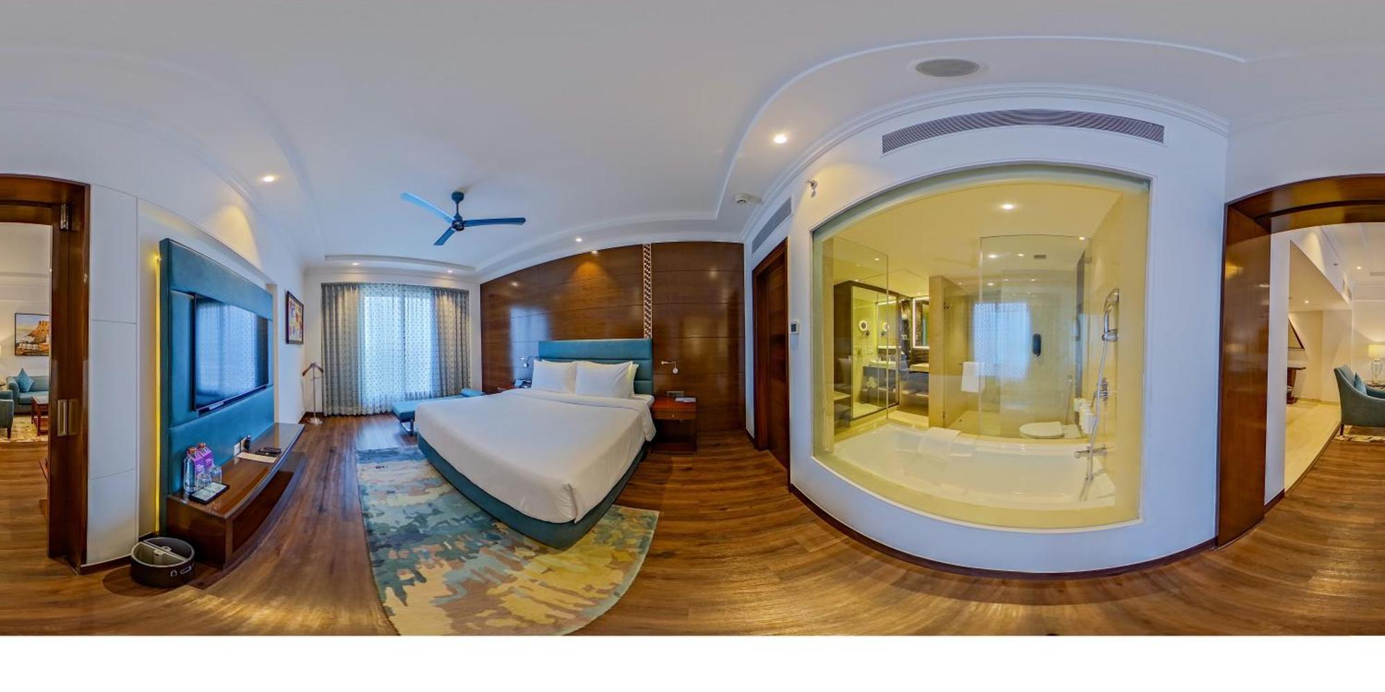 Suite 2 Way Airport Transfer on SPA 4pcs of Laundry or room or nightIINR 2000 F&B creditDaily Fruit basket 1 bottle of whiskey or as per availability Dragon If all meals room is booked Sightseeing transport services Lounge Ac