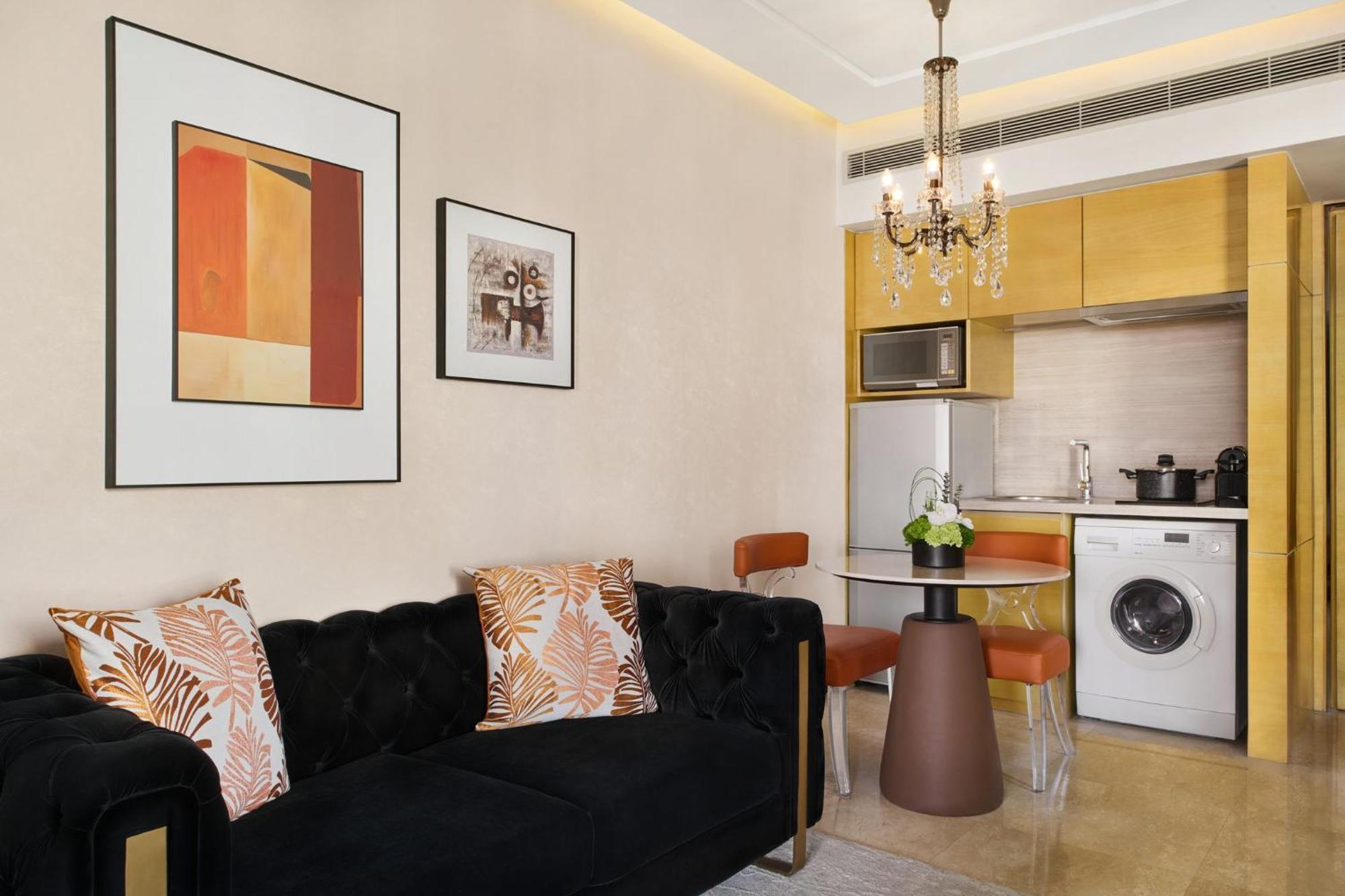 One-Bedroom Suite Kitchenette City View
