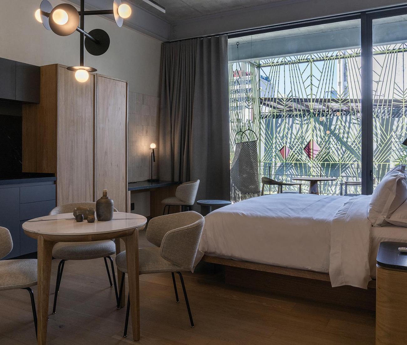 Estudio con terraza