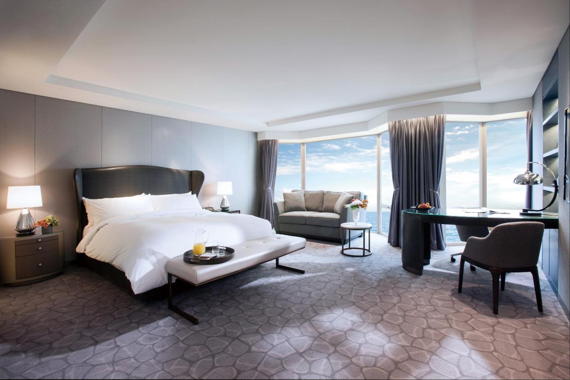Premium Doppelzimmer mit halbem Meerblick - Nebengebäude