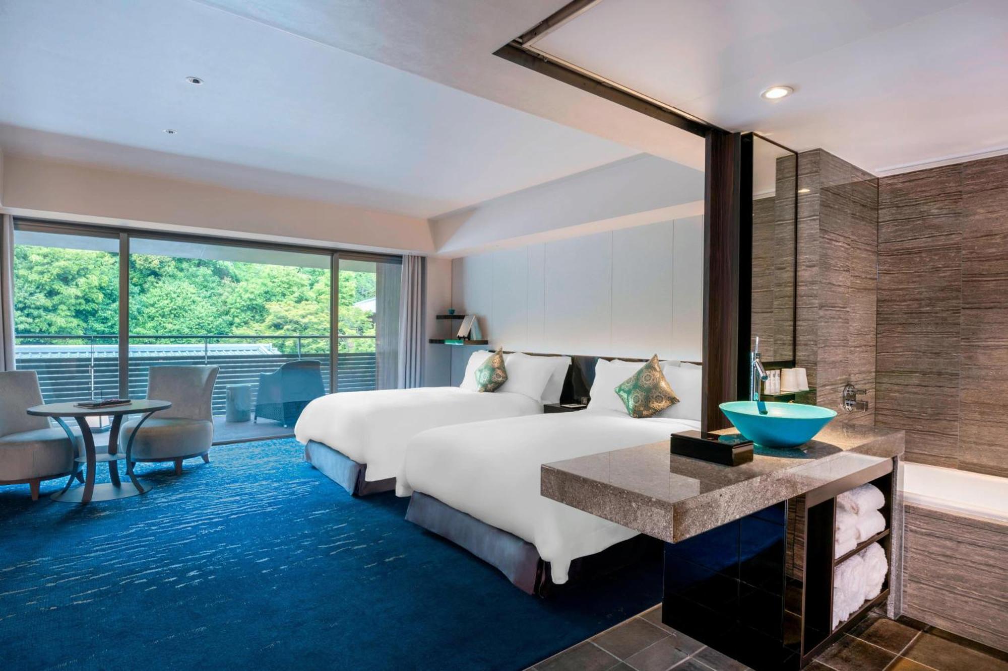 TSUKINONE Guest room 2 Twin or Single Beds Arashiyama view