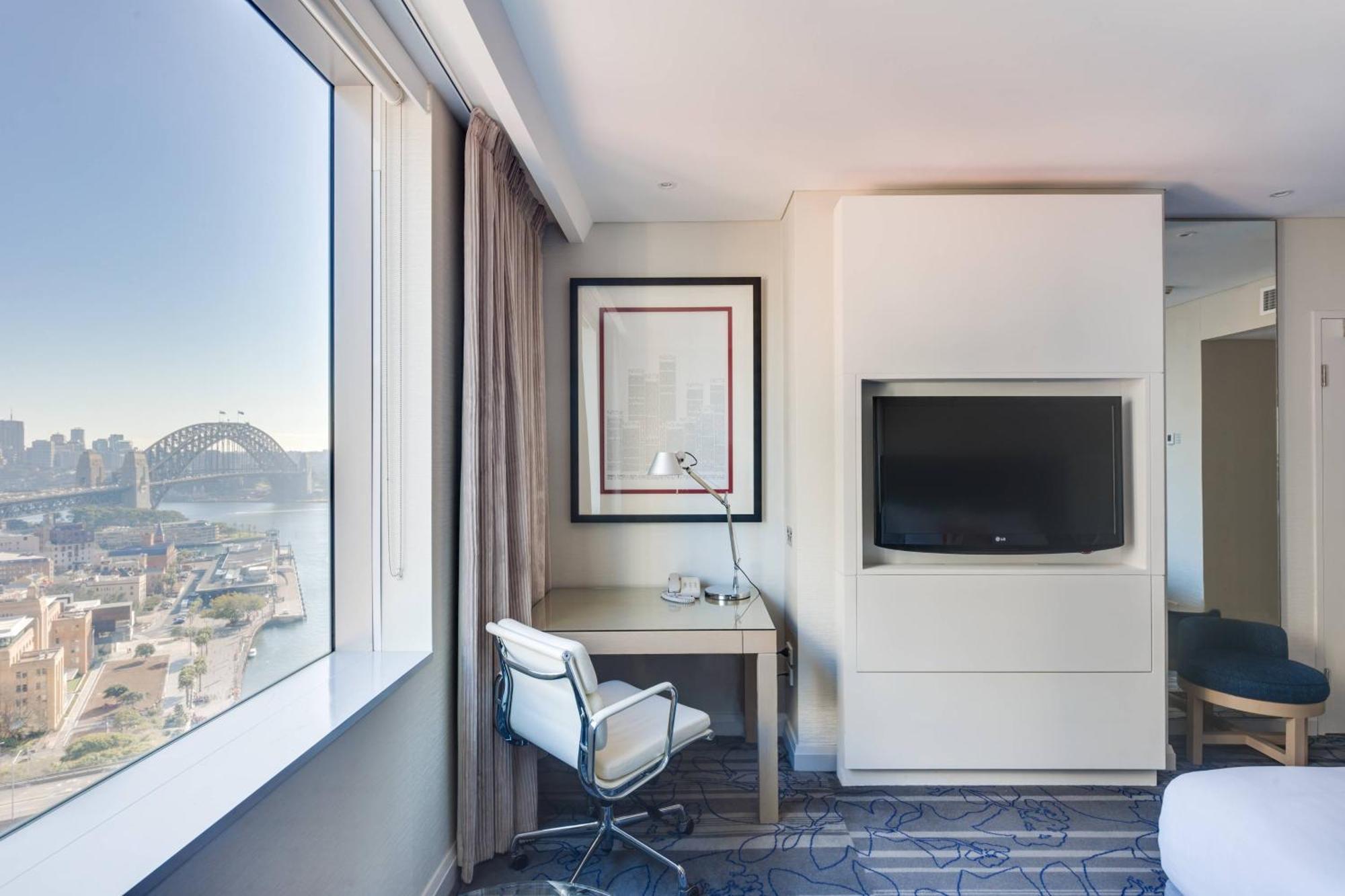 Guest room 2 Double Beds Partial Harbour Bridge View