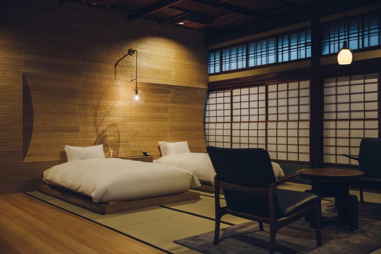 Deluxe Zweibettzimmer mit Naguri-Wand (Hauptgebäude)
