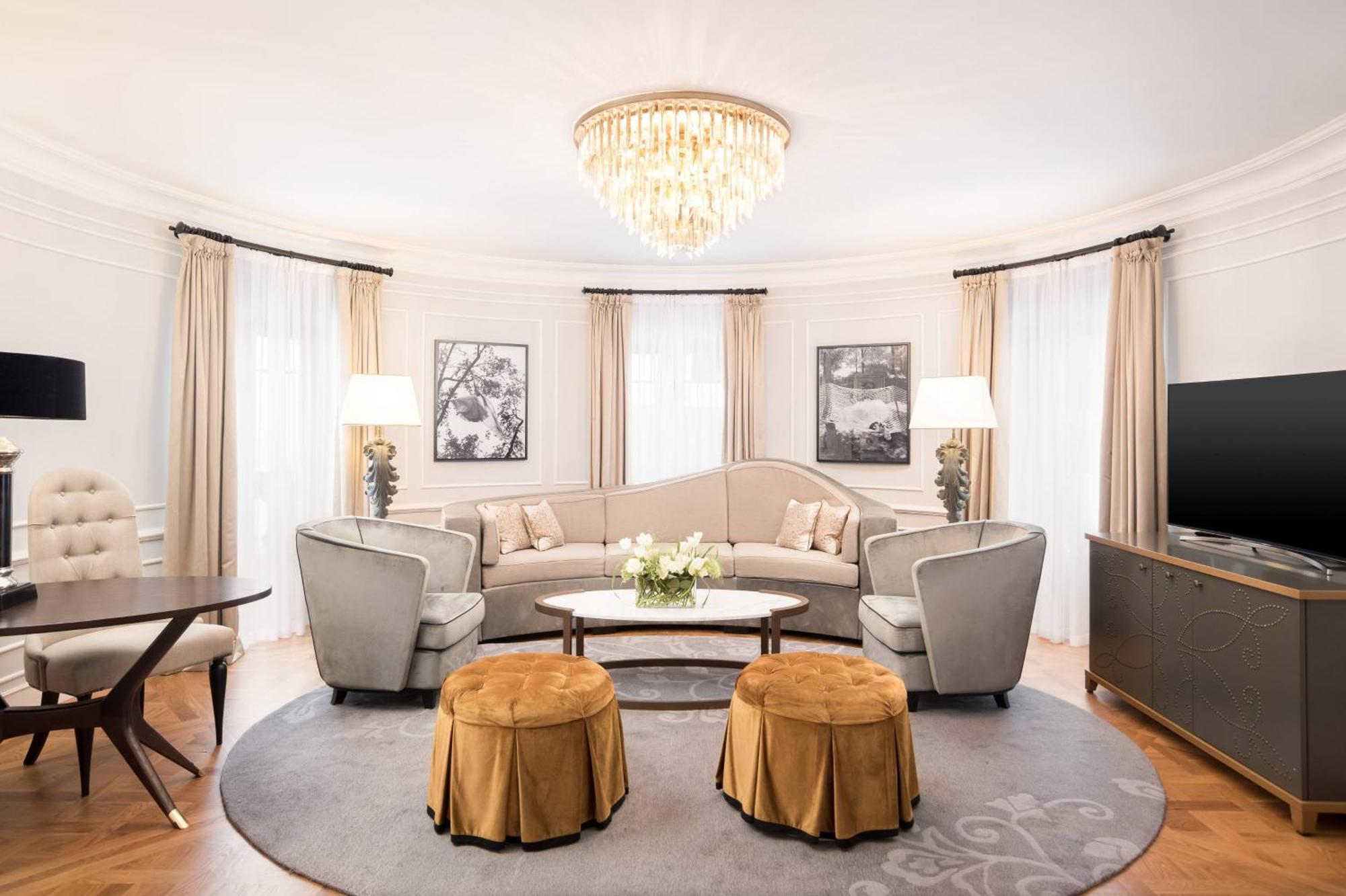 Royal Suite mit 1 Schlafzimmer mit 2 Einzelbetten