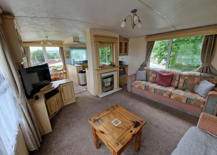 Haven On The Hill 2 Bed Caravan With Town Views Of Aberystwyth F7