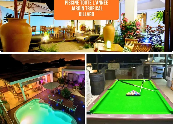 Villa Alizée Boutique Hotel - Idéal Couples&Pros - Rooftop - Parking privé - 10min Port-Louis